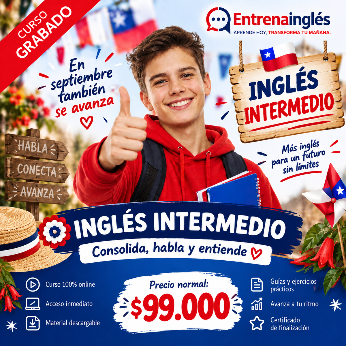 Inglés Intermedio 360º: "Comprensión total”